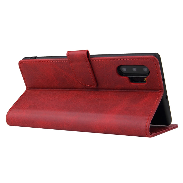 For Samsung Galaxy Note10+ Calf Texture Buckle Horizontal Flip Leather Case with Holder & Card Slots & Wallet