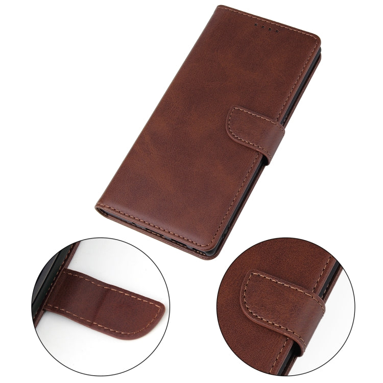 For Samsung Galaxy Note10+ Calf Texture Buckle Horizontal Flip Leather Case with Holder & Card Slots & Wallet