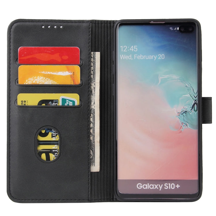 For Samsung Galaxy S10 Calf Texture Buckle Horizontal Flip Leather Case with Holder & Card Slots & Wallet
