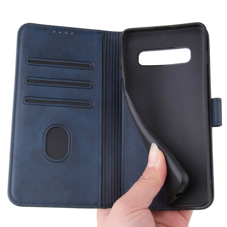 For Samsung Galaxy S10+ Calf Texture Buckle Horizontal Flip Leather Case with Holder & Card Slots & Wallet