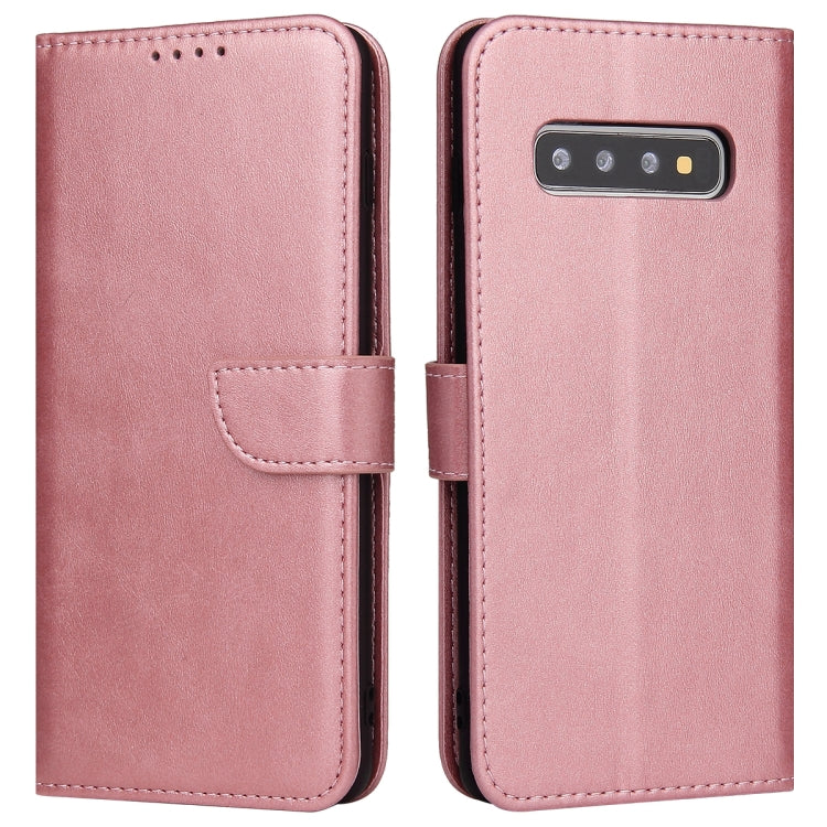 For Samsung Galaxy S10+ Calf Texture Buckle Horizontal Flip Leather Case with Holder & Card Slots & Wallet