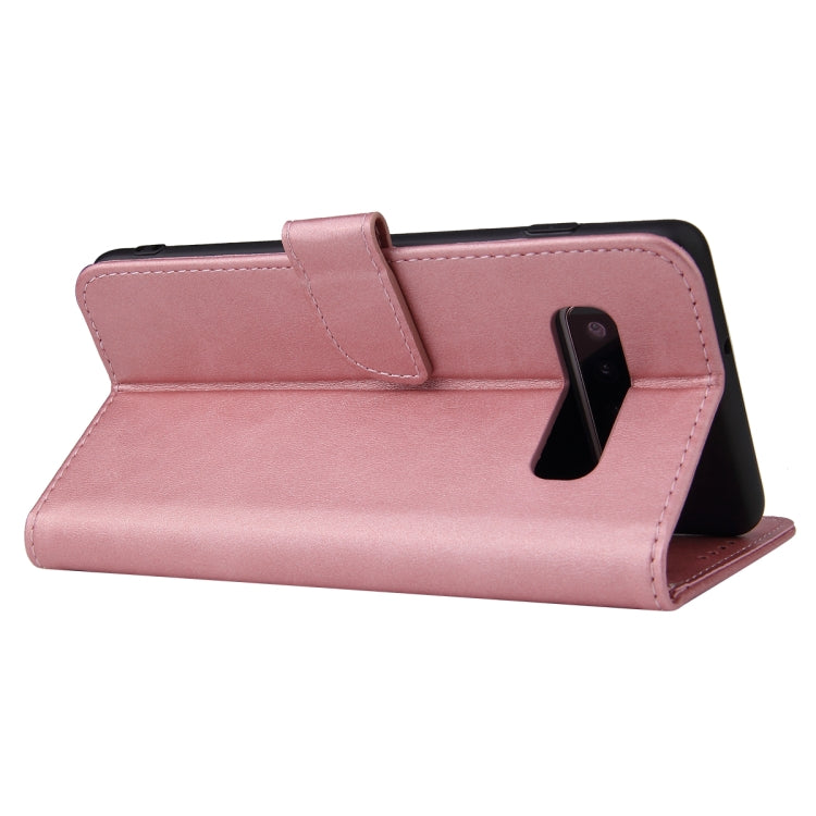 For Samsung Galaxy S10+ Calf Texture Buckle Horizontal Flip Leather Case with Holder & Card Slots & Wallet