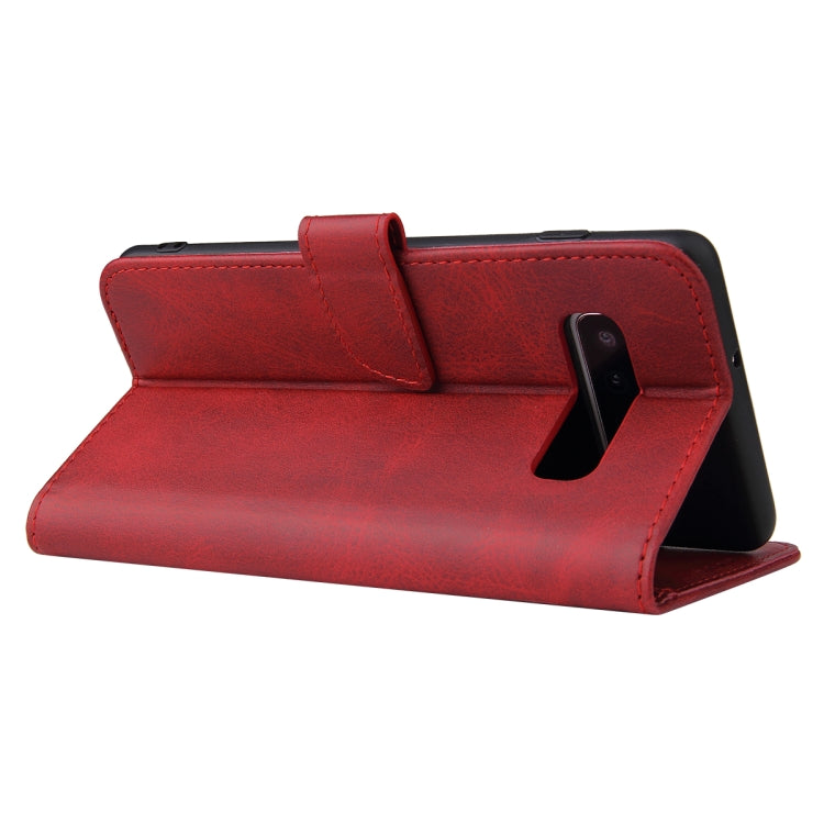For Samsung Galaxy S10+ Calf Texture Buckle Horizontal Flip Leather Case with Holder & Card Slots & Wallet