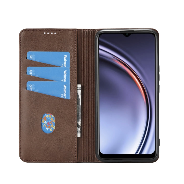 For Huawei Maimang 10 SE AZNS Magnetic Calf Texture Horizontal Flip Leather Case with Card Slots & Holder & Wallet