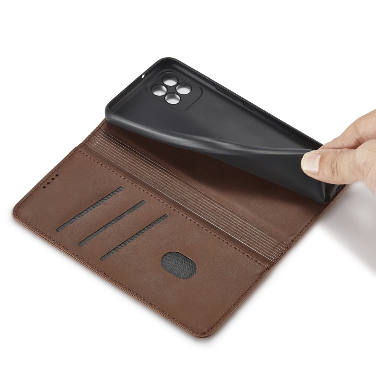 For Huawei Maimang 10 SE AZNS Magnetic Calf Texture Horizontal Flip Leather Case with Card Slots & Holder & Wallet