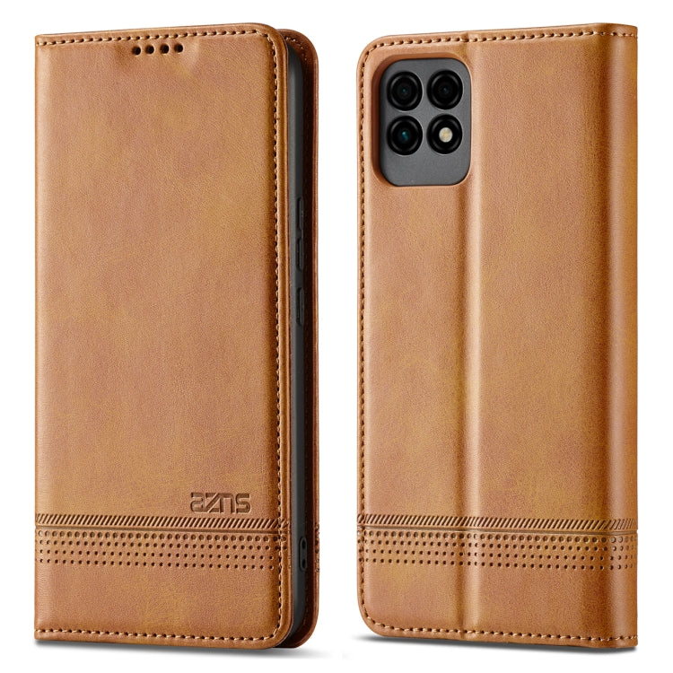 For Huawei Maimang 10 SE AZNS Magnetic Calf Texture Horizontal Flip Leather Case with Card Slots & Holder & Wallet