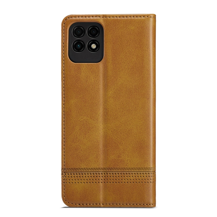 For Huawei Maimang 10 SE AZNS Magnetic Calf Texture Horizontal Flip Leather Case with Card Slots & Holder & Wallet
