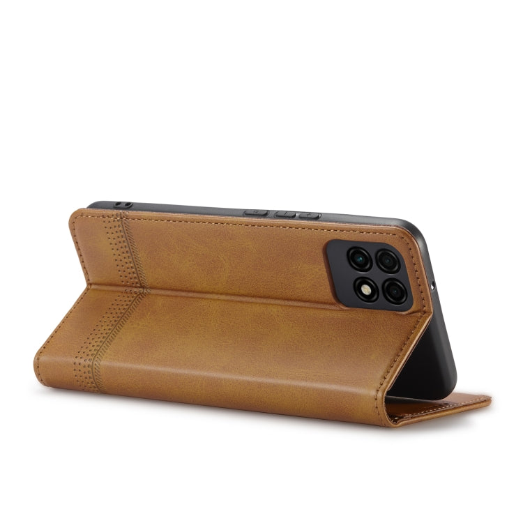 For Huawei Maimang 10 SE AZNS Magnetic Calf Texture Horizontal Flip Leather Case with Card Slots & Holder & Wallet