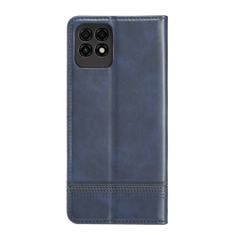 For Huawei Maimang 10 SE AZNS Magnetic Calf Texture Horizontal Flip Leather Case with Card Slots & Holder & Wallet