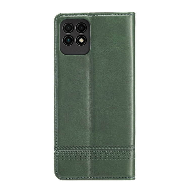 For Huawei Maimang 10 SE AZNS Magnetic Calf Texture Horizontal Flip Leather Case with Card Slots & Holder & Wallet