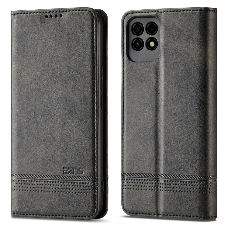 For Huawei Maimang 10 SE AZNS Magnetic Calf Texture Horizontal Flip Leather Case with Card Slots & Holder & Wallet