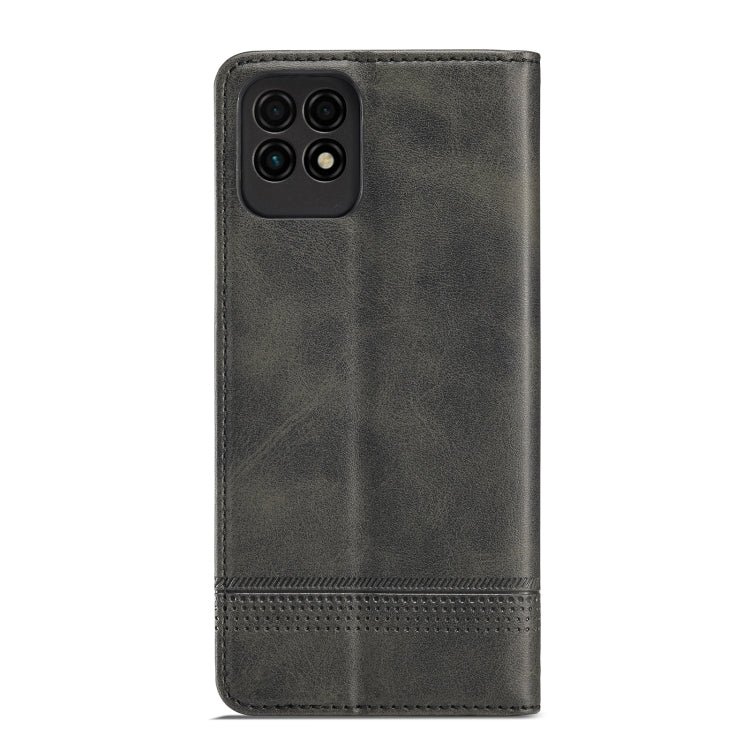 For Huawei Maimang 10 SE AZNS Magnetic Calf Texture Horizontal Flip Leather Case with Card Slots & Holder & Wallet