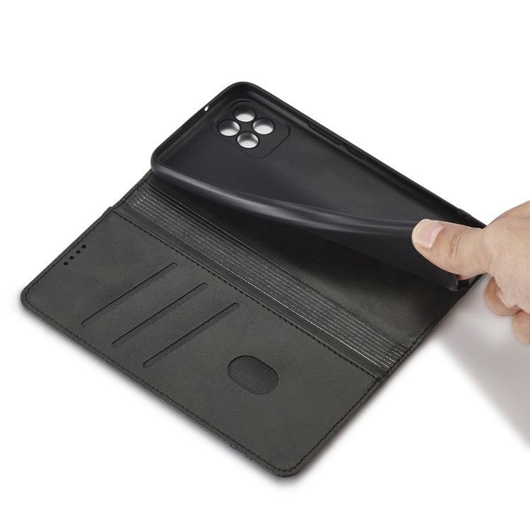 For Huawei Maimang 10 SE AZNS Magnetic Calf Texture Horizontal Flip Leather Case with Card Slots & Holder & Wallet