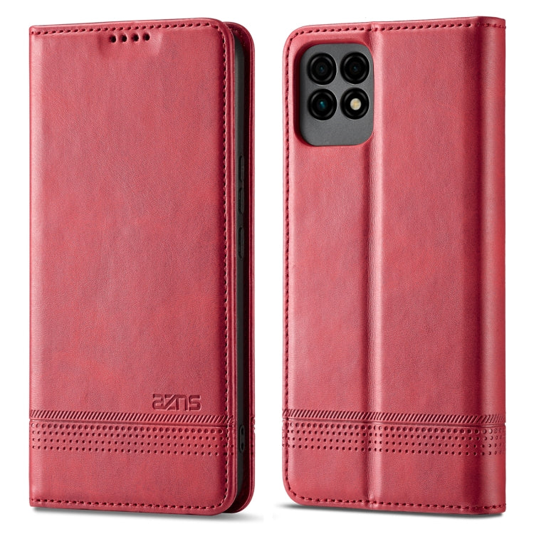 For Huawei Maimang 10 SE AZNS Magnetic Calf Texture Horizontal Flip Leather Case with Card Slots & Holder & Wallet