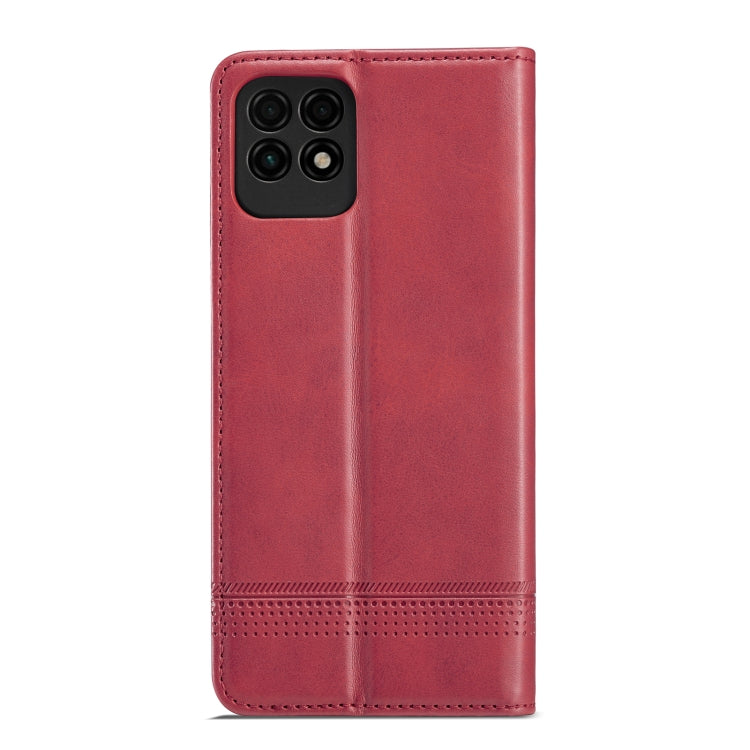 For Huawei Maimang 10 SE AZNS Magnetic Calf Texture Horizontal Flip Leather Case with Card Slots & Holder & Wallet