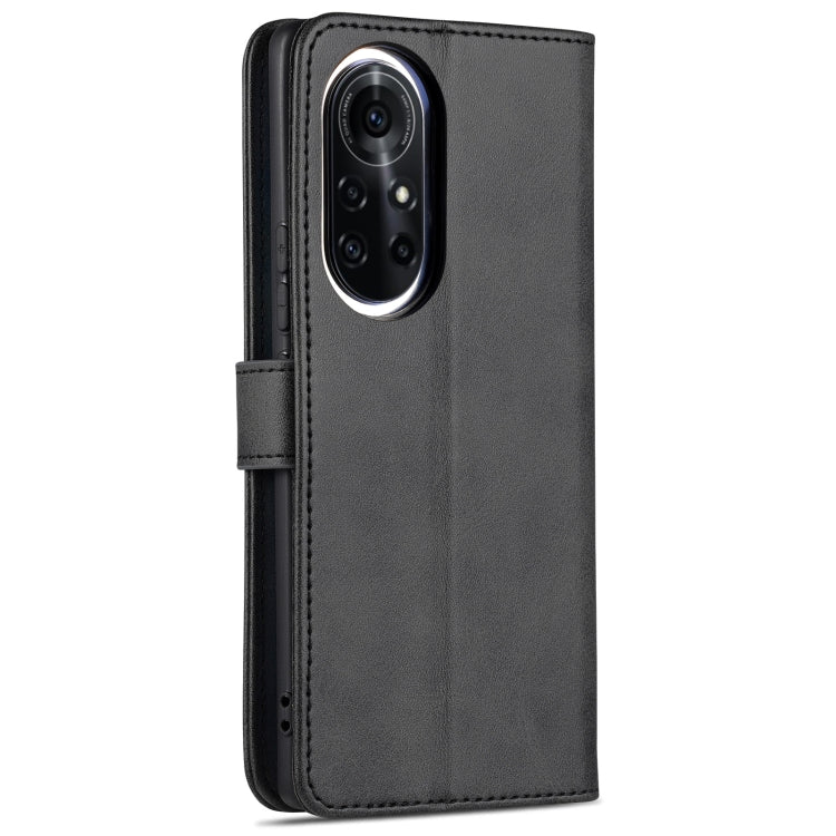 For Huawei nova 8 AZNS Skin Feel Calf Texture Horizontal Flip Leather Case with Card Slots & Holder & Wallet