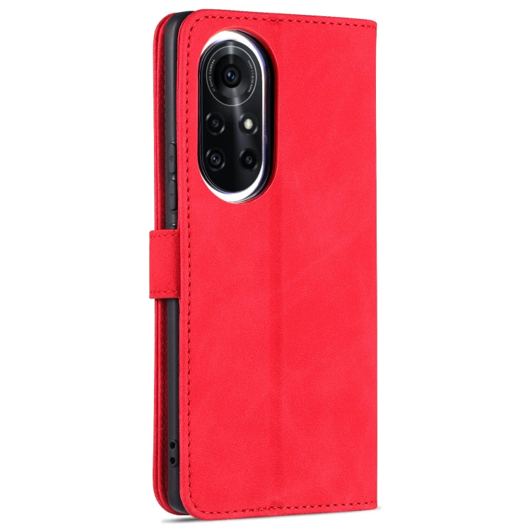 For Huawei nova 8 AZNS Skin Feel Calf Texture Horizontal Flip Leather Case with Card Slots & Holder & Wallet