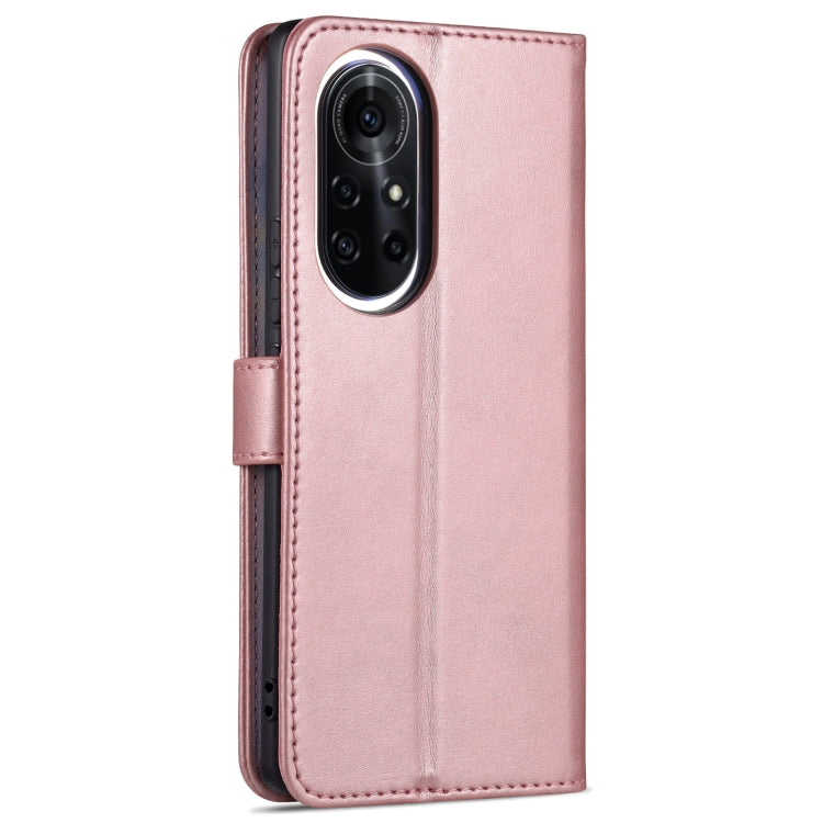 For Huawei nova 8 AZNS Skin Feel Calf Texture Horizontal Flip Leather Case with Card Slots & Holder & Wallet