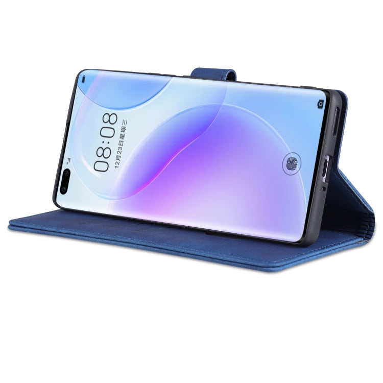 For Huawei nova 8 AZNS Skin Feel Calf Texture Horizontal Flip Leather Case with Card Slots & Holder & Wallet