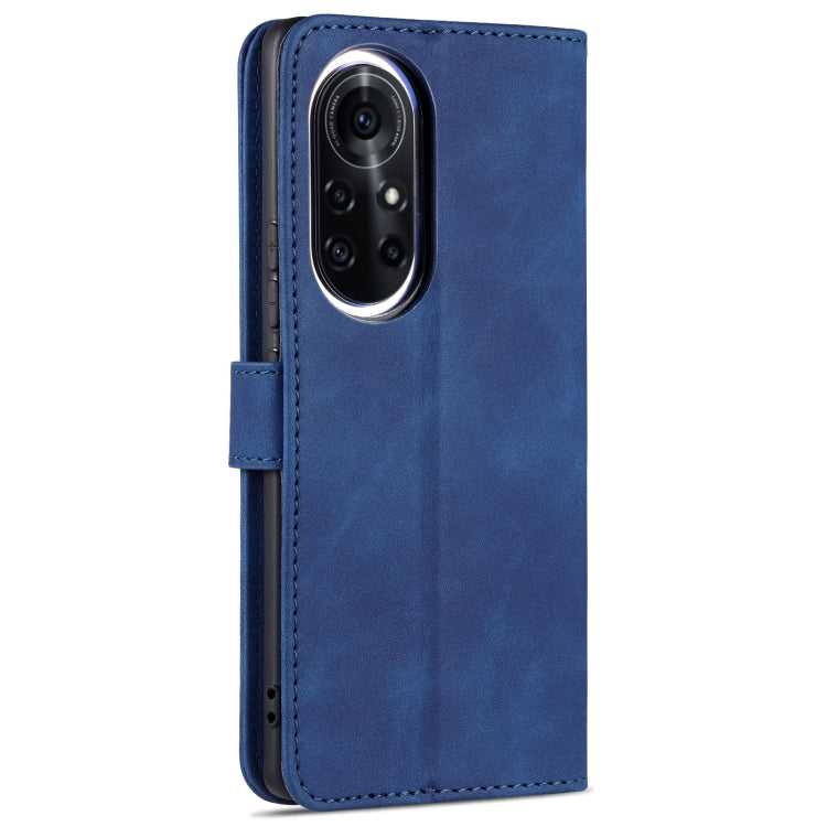 For Huawei nova 8 Pro AZNS Skin Feel Calf Texture Horizontal Flip Leather Case with Card Slots & Holder & Wallet
