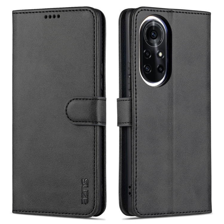 For Huawei nova 8 Pro AZNS Skin Feel Calf Texture Horizontal Flip Leather Case with Card Slots & Holder & Wallet