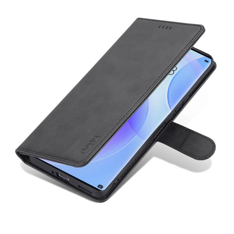 For Huawei nova 8 Pro AZNS Skin Feel Calf Texture Horizontal Flip Leather Case with Card Slots & Holder & Wallet