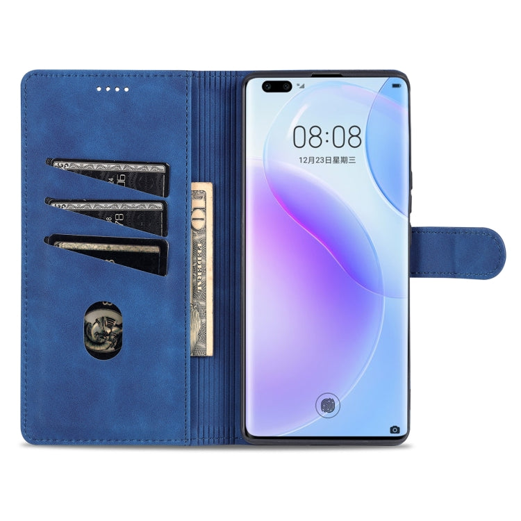 For Huawei nova 8 Pro AZNS Skin Feel Calf Texture Horizontal Flip Leather Case with Card Slots & Holder & Wallet