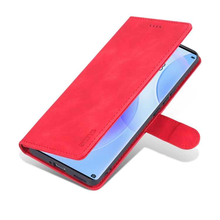 For Huawei nova 8 Pro AZNS Skin Feel Calf Texture Horizontal Flip Leather Case with Card Slots & Holder & Wallet