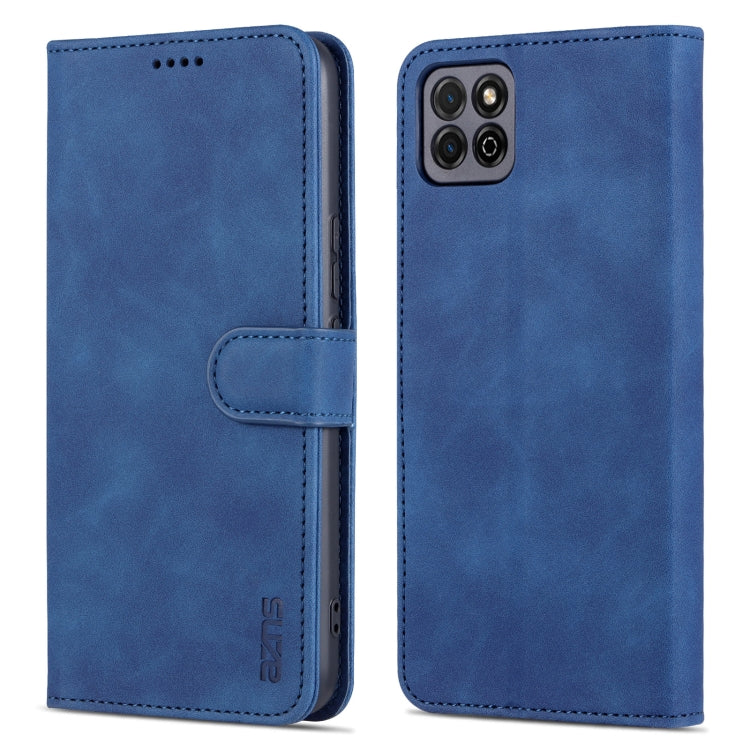 For Honor Play 20 AZNS Skin Feel Calf Texture Horizontal Flip Leather Case with Card Slots & Holder & Wallet
