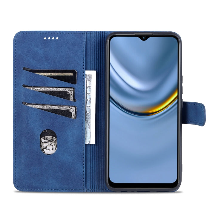 For Honor Play 20 AZNS Skin Feel Calf Texture Horizontal Flip Leather Case with Card Slots & Holder & Wallet
