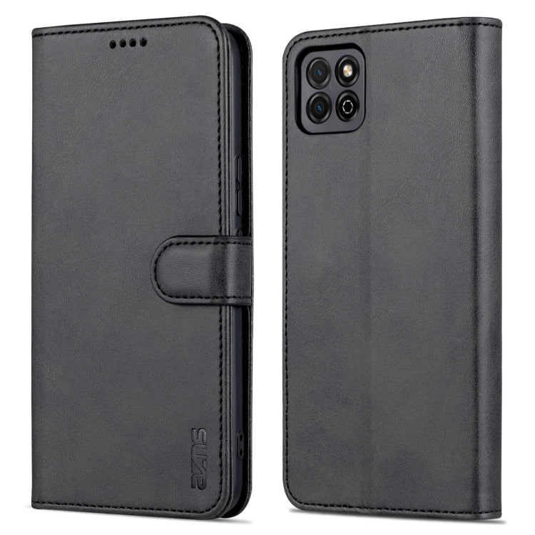For Honor Play 20 AZNS Skin Feel Calf Texture Horizontal Flip Leather Case with Card Slots & Holder & Wallet
