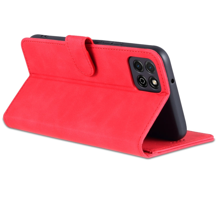 For Honor Play 20 AZNS Skin Feel Calf Texture Horizontal Flip Leather Case with Card Slots & Holder & Wallet