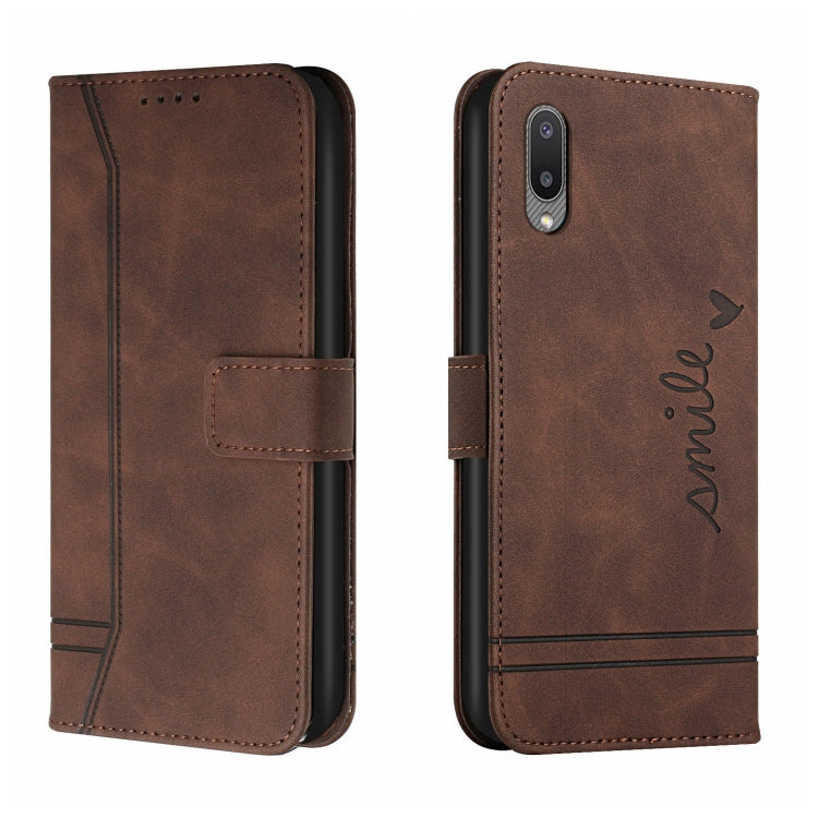 For Samsung Galaxy A02 Retro Skin Feel Horizontal Flip Soft TPU + PU Leather Case with Holder & Card Slots & Photo Frame