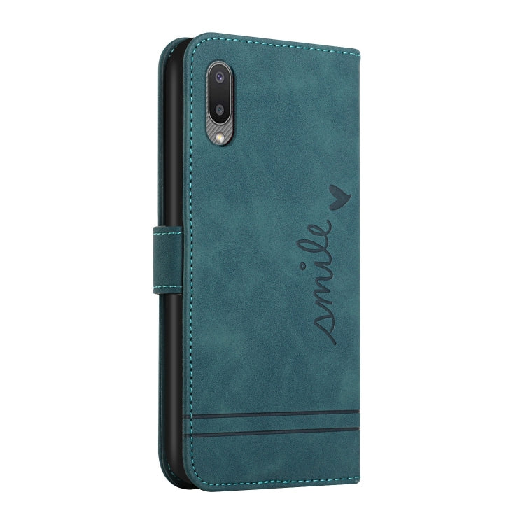 For Samsung Galaxy A02 Retro Skin Feel Horizontal Flip Soft TPU + PU Leather Case with Holder & Card Slots & Photo Frame