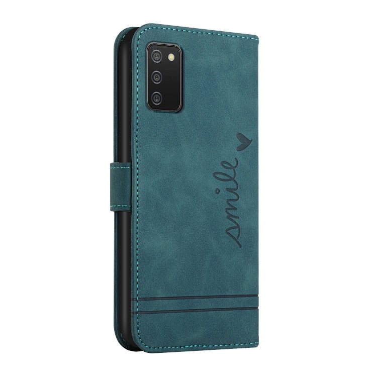 For Samsung Galaxy A02s EU Version Retro Skin Feel Horizontal Flip Soft TPU + PU Leather Case with Holder & Card Slots & Photo Frame