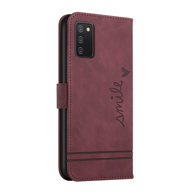 For Samsung Galaxy A02s US Version Retro Skin Feel Horizontal Flip Soft TPU + PU Leather Case with Holder & Card Slots & Photo Frame