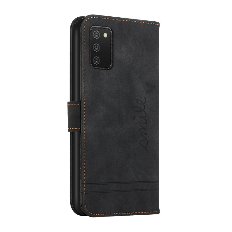 For Samsung Galaxy A02s US Version Retro Skin Feel Horizontal Flip Soft TPU + PU Leather Case with Holder & Card Slots & Photo Frame
