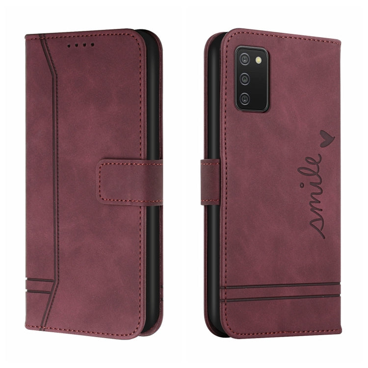 For Samsung Galaxy A03s Retro Skin Feel Horizontal Flip Soft TPU + PU Leather Case with Holder & Card Slots & Photo Frame