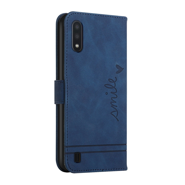 For Samsung Galaxy A10 Retro Skin Feel Horizontal Flip Soft TPU + PU Leather Case with Holder & Card Slots & Photo Frame