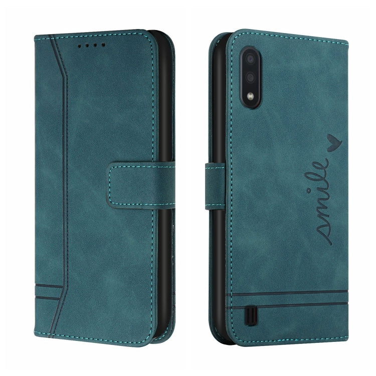 For Samsung Galaxy A10 Retro Skin Feel Horizontal Flip Soft TPU + PU Leather Case with Holder & Card Slots & Photo Frame