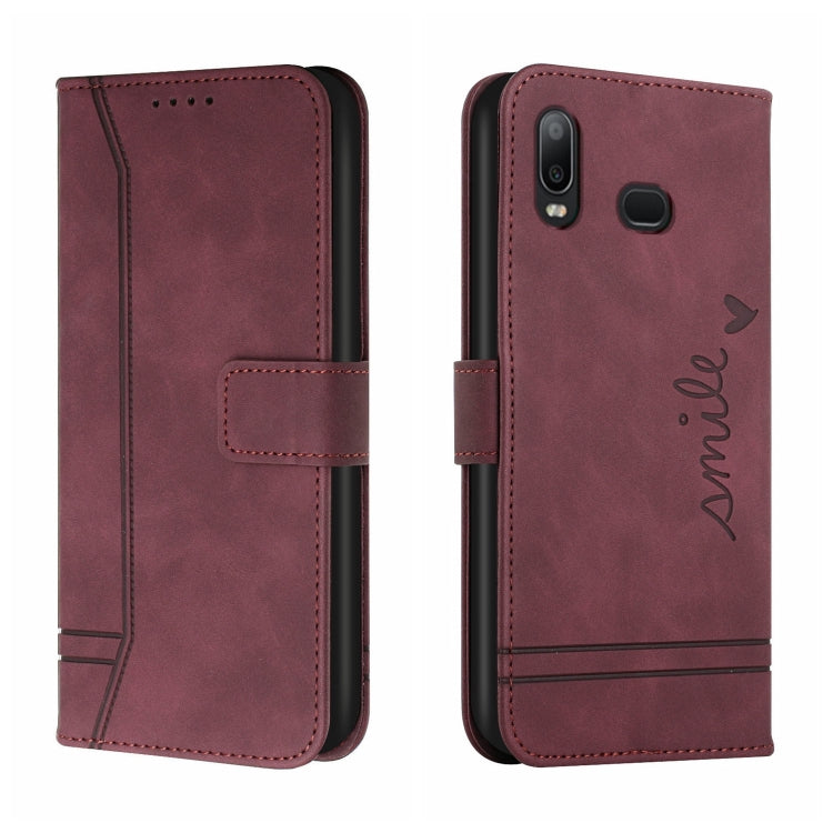 For Samsung Galaxy A10s Retro Skin Feel Horizontal Flip Soft TPU + PU Leather Case with Holder & Card Slots & Photo Frame