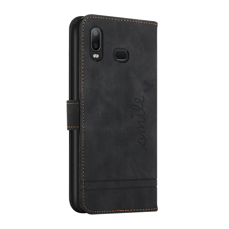 For Samsung Galaxy A10s Retro Skin Feel Horizontal Flip Soft TPU + PU Leather Case with Holder & Card Slots & Photo Frame