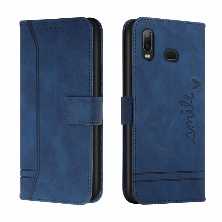 For Samsung Galaxy A10s Retro Skin Feel Horizontal Flip Soft TPU + PU Leather Case with Holder & Card Slots & Photo Frame