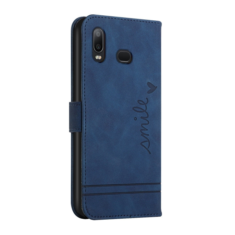 For Samsung Galaxy A10s Retro Skin Feel Horizontal Flip Soft TPU + PU Leather Case with Holder & Card Slots & Photo Frame