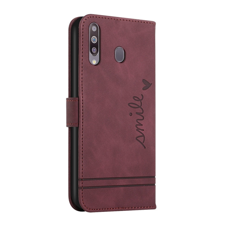 For Samsung Galaxy A20s Retro Skin Feel Horizontal Flip Soft TPU + PU Leather Case with Holder & Card Slots & Photo Frame