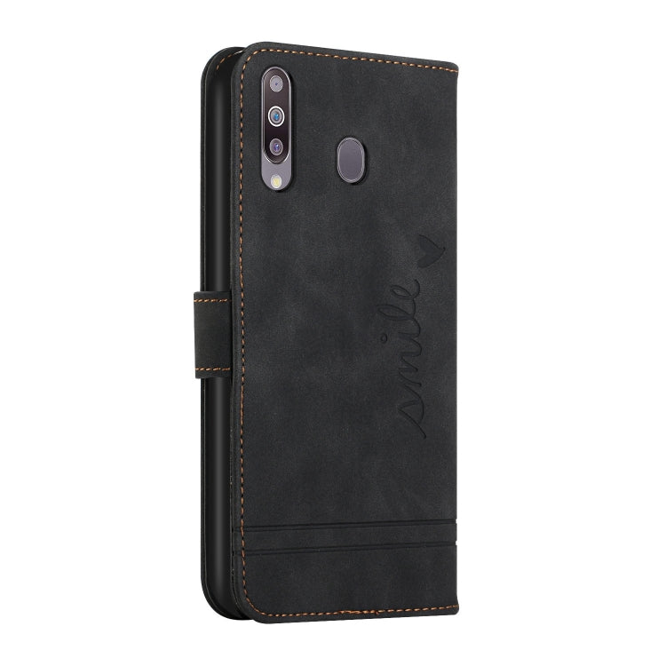 For Samsung Galaxy A20s Retro Skin Feel Horizontal Flip Soft TPU + PU Leather Case with Holder & Card Slots & Photo Frame