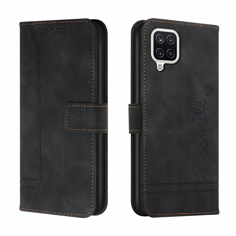 For Samsung Galaxy A22 4G Retro Skin Feel Horizontal Flip Soft TPU + PU Leather Case with Holder & Card Slots & Photo Frame