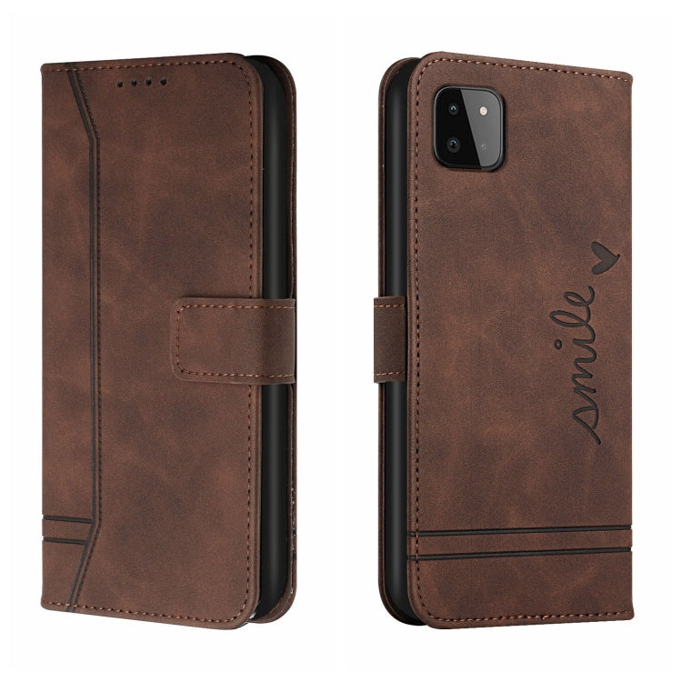 For Samsung Galaxy A22 5G Retro Skin Feel Horizontal Flip Soft TPU + PU Leather Case with Holder & Card Slots & Photo Frame