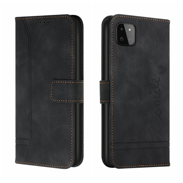 For Samsung Galaxy A22 5G Retro Skin Feel Horizontal Flip Soft TPU + PU Leather Case with Holder & Card Slots & Photo Frame