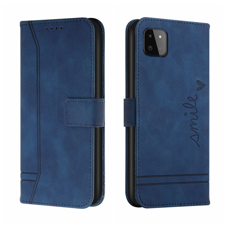 For Samsung Galaxy A22 5G Retro Skin Feel Horizontal Flip Soft TPU + PU Leather Case with Holder & Card Slots & Photo Frame